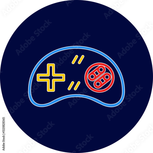 Unique Gaming Control Vector Icon