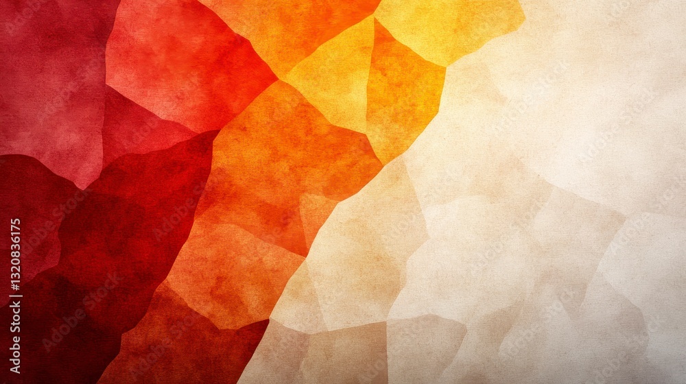 Abstract Texture Gradient of Red Orange Yellow and Beige Polygonal Forms Abstract Texture Gradient of Red Orange Yellow and Beige Polygonal Forms