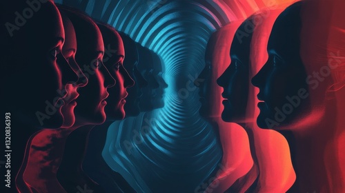 Echo Chamber. Propaganda Technique in Abstract Design for Social Communication
