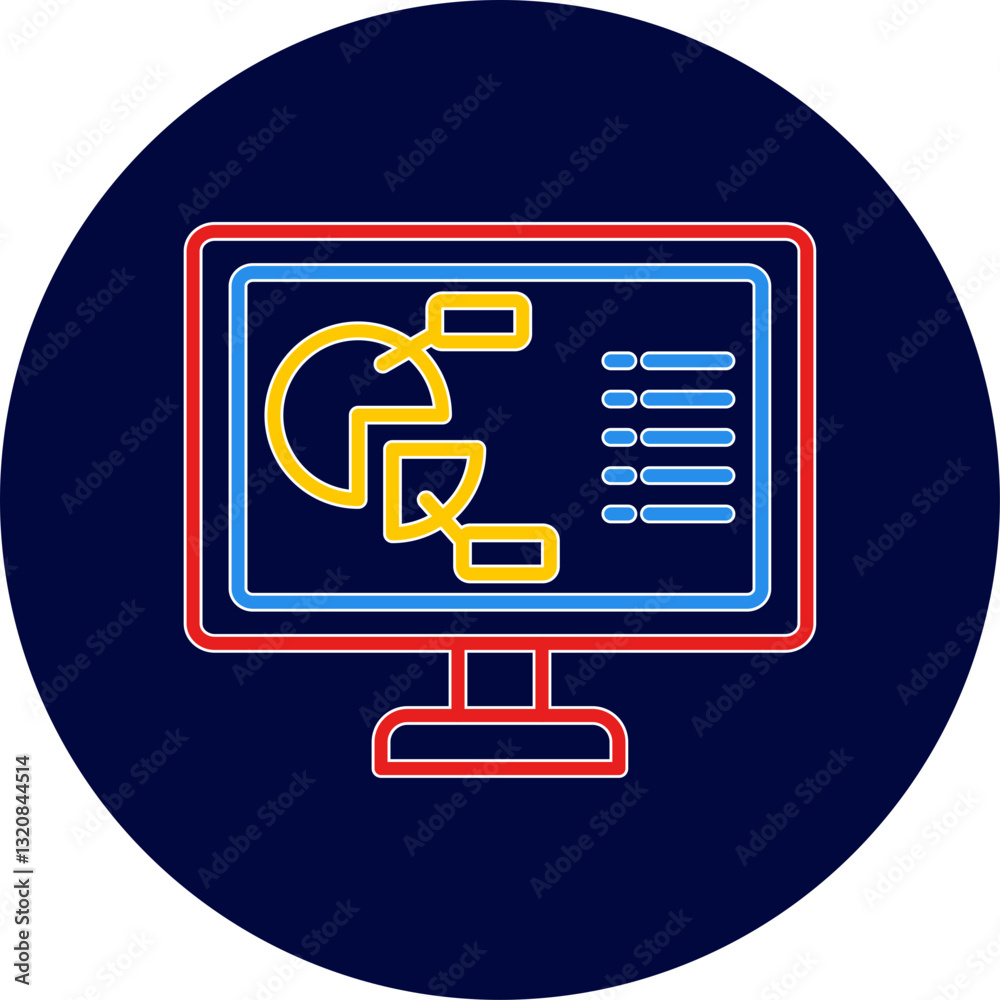 Obraz premium Pie Chart Icon