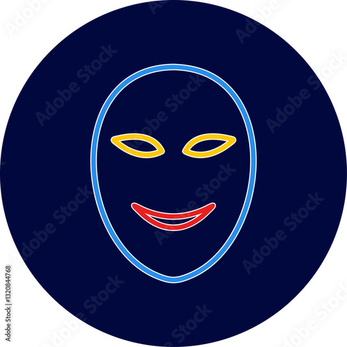 Ancient Face Mask Icon