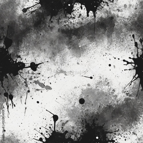 Grunge Black and White Texture Vector | Distressed Overlay Effect | Abstract Rough Background Illustration photo
