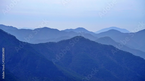 Obraz na płótnie Beautiful mountain scenery of Korea w salonie