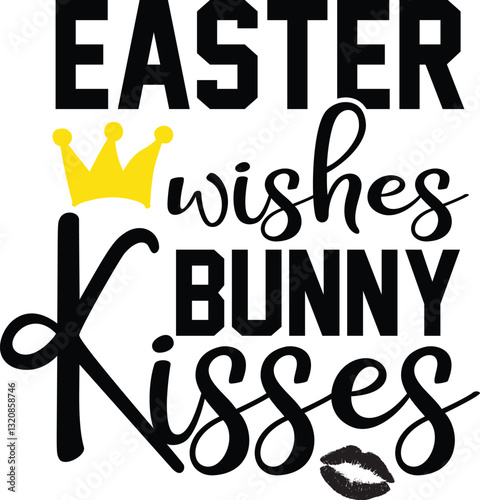 Easter Wishes Bunny Kisses
