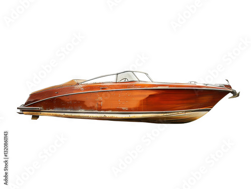 Classic Wooden Riva Aquarama Speedboat: A Timeless Icon of Italian Design