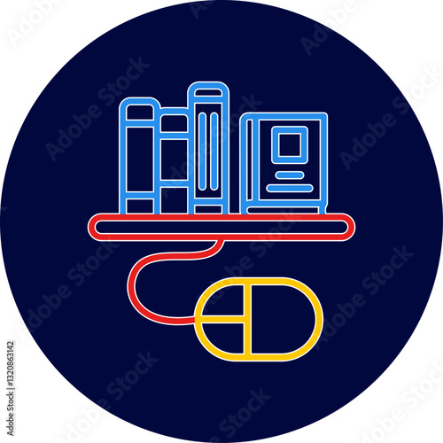 Digital Library Icon
