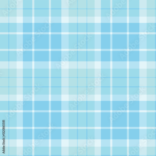 Spring Seamless Checks featuring Vivid Light Blue and Dusty Ice Blue Background