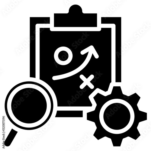Strategy Execution  glyph icon