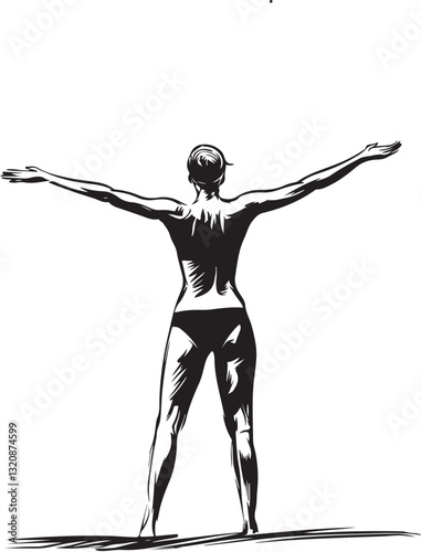 silhouette of a ballet dancer