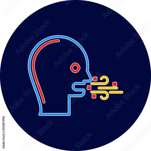 Bad Breath Vector Icon