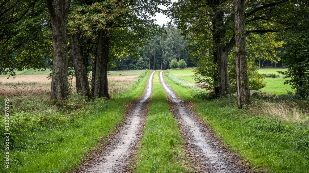 Serene Countryside Path: A Tranquil Journey Through Nature Serene Countryside Path: A Tranquil Journey Through Nature