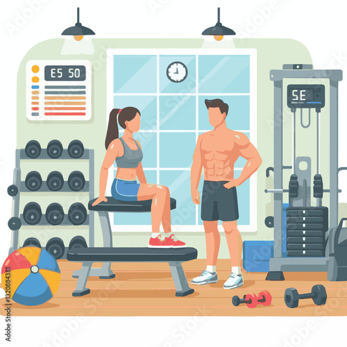 gym, fitness, exercise, training, healthy, workout, sport, equipment, health, interior, activity, body, lifestyle, fit, club, strength, power, athlete, weight, woman, bodybuilding, active, energy, gym