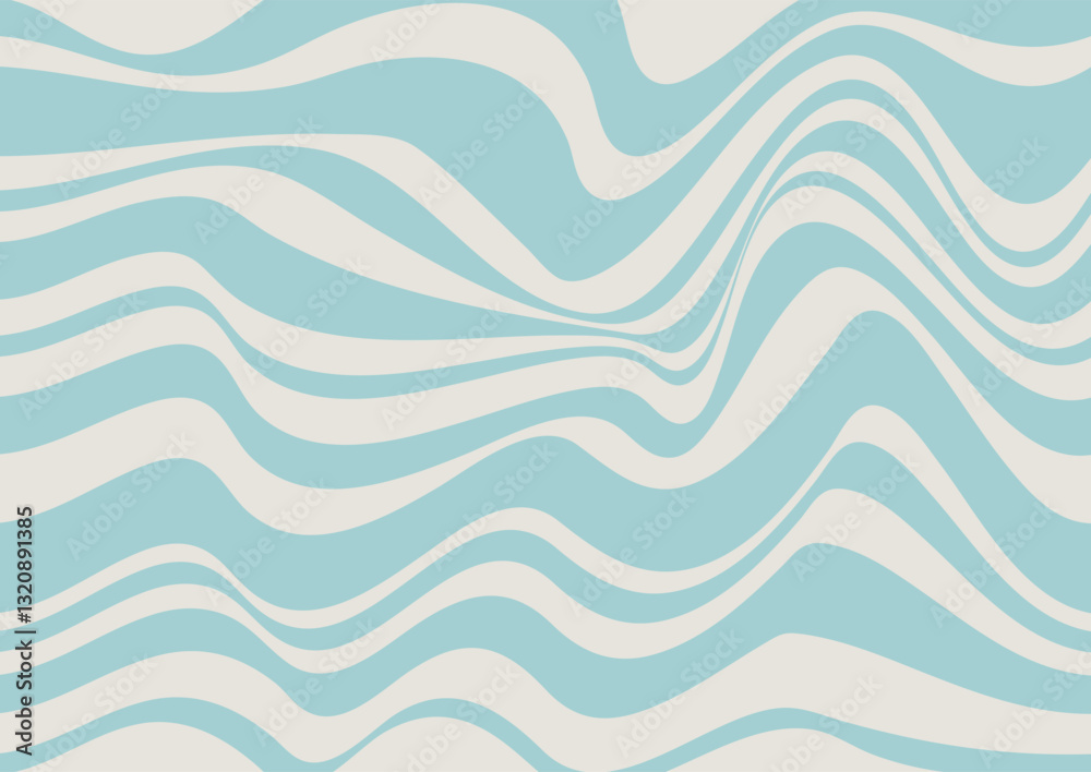 Αυτοκόλλητο Abstract background with a warped line design