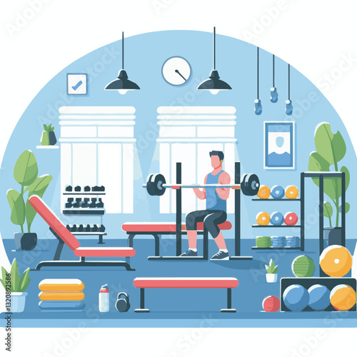 gym, fitness, exercise, training, healthy, workout, sport, equipment, health, interior, activity, body, lifestyle, fit, club, strength, power, athlete, weight, woman, bodybuilding, active, energy, gym