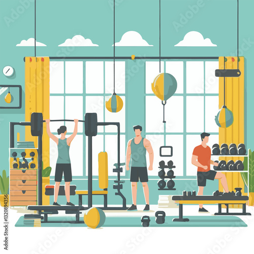 gym, fitness, exercise, training, healthy, workout, sport, equipment, health, interior, activity, body, lifestyle, fit, club, strength, power, athlete, weight, woman, bodybuilding, active, energy, gym
