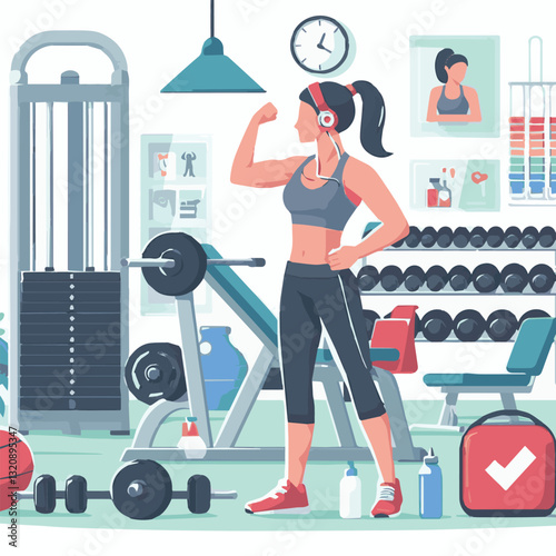 gym, fitness, exercise, training, healthy, workout, sport, equipment, health, interior, activity, body, lifestyle, fit, club, strength, power, athlete, weight, woman, bodybuilding, active, energy, gym
