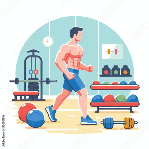 Adobe Illustrator gym, fitness, exercise, training, healthy, workout, sport, equipment, health, interior, activity, body, lifestyle, fit, club, strength, power, athlete, weight, woman, bodybuilding, a