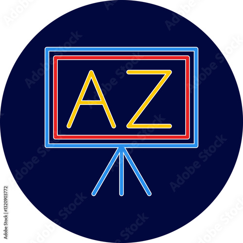 From A To Z Vector Icon