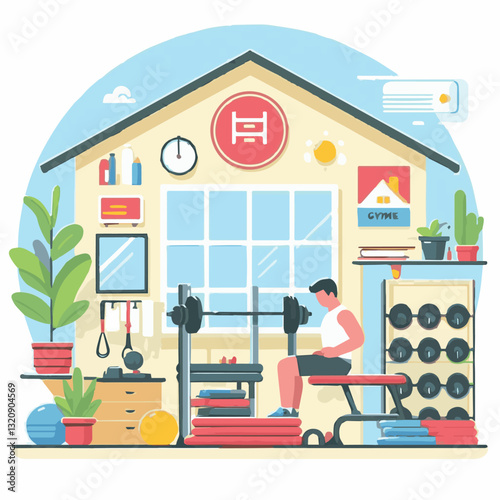 Adobe Illustrator gym, fitness, exercise, training, healthy, workout, sport, equipment, health, interior, activity, body, lifestyle, fit, club, strength, power, athlete, weight, woman, bodybuilding, a