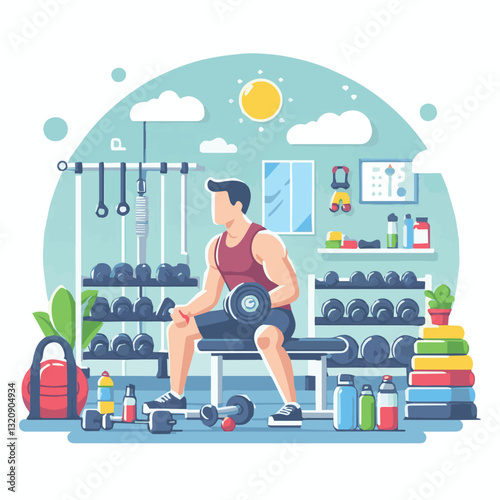 Adobe Illustrator gym, fitness, exercise, training, healthy, workout, sport, equipment, health, interior, activity, body, lifestyle, fit, club, strength, power, athlete, weight, woman, bodybuilding, a