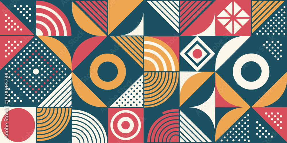 seamless geometric pattern with geometric shapes seamless geometric pattern with geometric shapes
