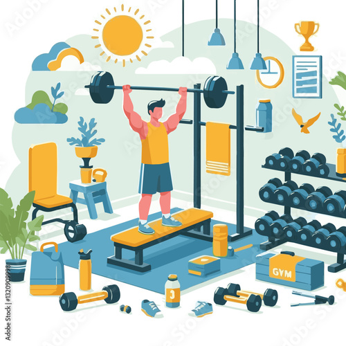 gym, fitness, healthy, exercise, training, sport, workout, fit, equipment, health, lifestyle, activity, body, interior, club, athlete, power, strength, woman, active, bodybuilding, background, weight,