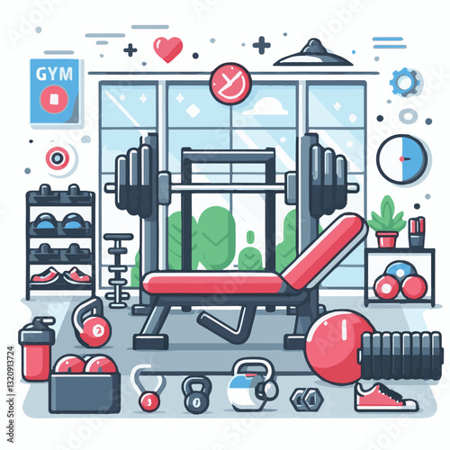 gym, fitness, healthy, exercise, training, sport, workout, fit, equipment, health, lifestyle, activity, body, interior, club, athlete, power, strength, woman, active, bodybuilding, background, weight,