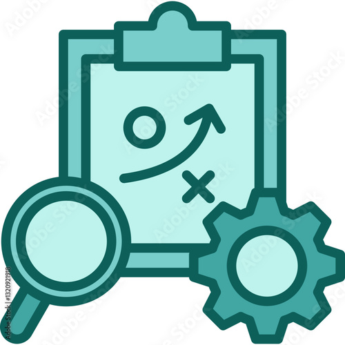 Strategy Execution  solid icon