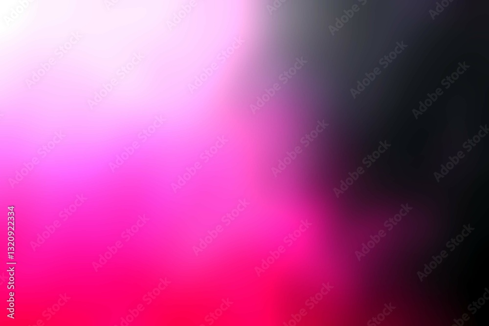 Abstract pink and black blurred gradient background.