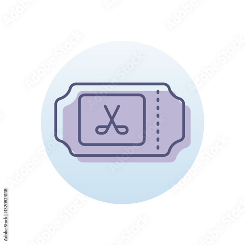 Ticket  Vector icon