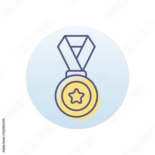 Medal  Vector icon