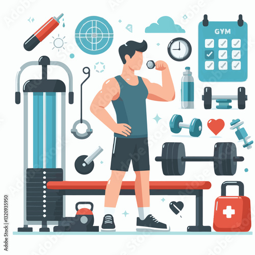 gym, fitness, healthy, exercise, training, sport, workout, fit, equipment, health, lifestyle, activity, body, interior, club, athlete, power, strength, woman, active, bodybuilding, background, weight,