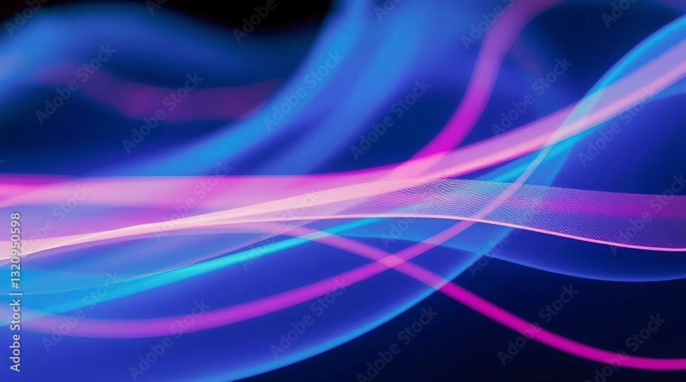 Obraz premium abstract blue wave background