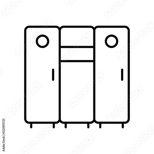 Dressing Room Vector icon