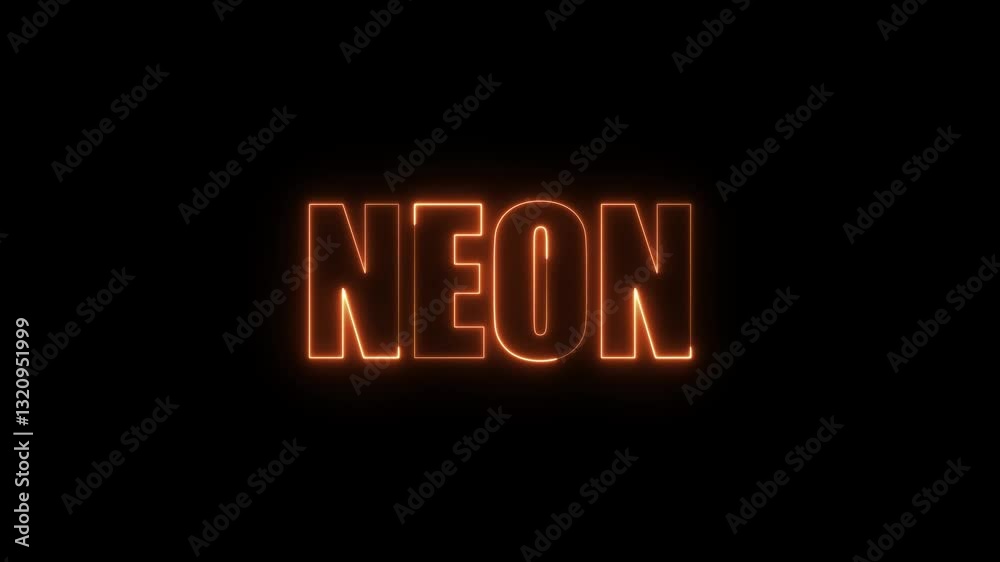 glowing text neon golden color with used by saber plugin animation. on black background. glowing text neon golden color with used by saber plugin animation. on black background.