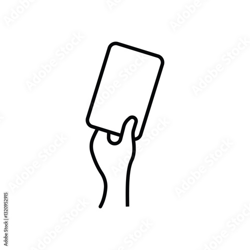 Penalty Card  Vector icon