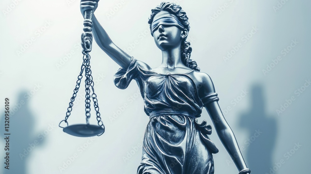 Fototapeta premium Lady Justice: Symbol of Impartial Judgment