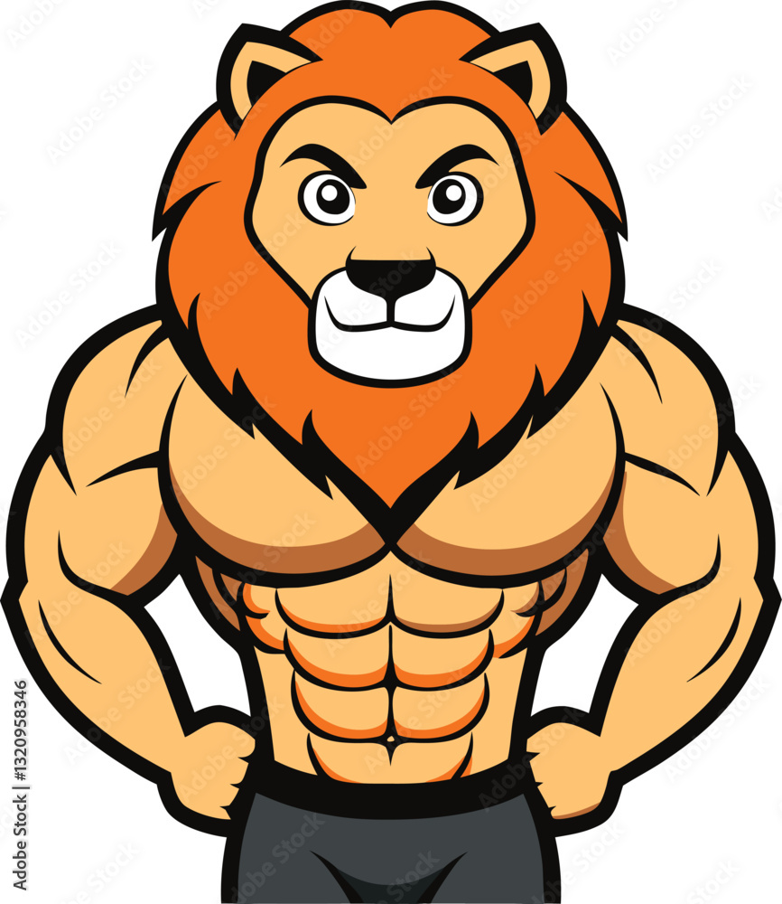 Obraz premium Power of the Lion