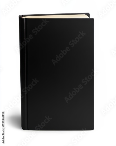 Mysterious Black Book: A Study in Minimalist Book Photography