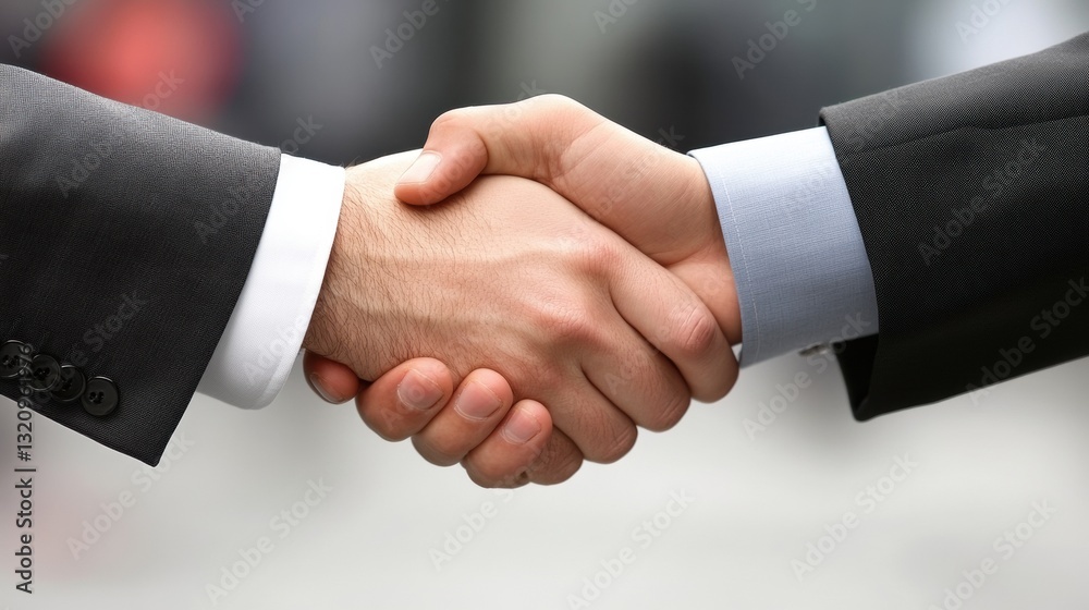 A motivational business handshake fosters ambition A motivational business handshake fosters ambition