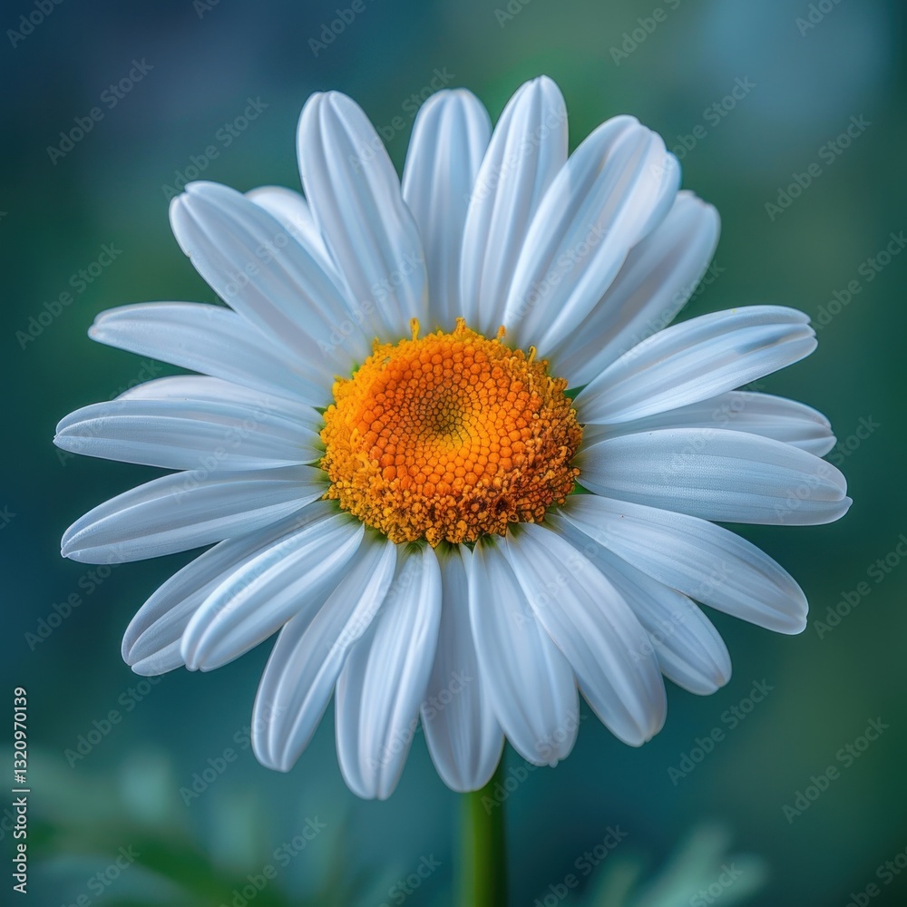 Obraz premium Close-up of a white daisy in soft focus (1)