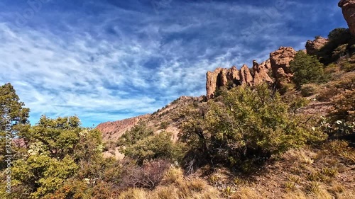 A scenic drive through Big Bend National Park in the Chihuahuan desert of west Texas.