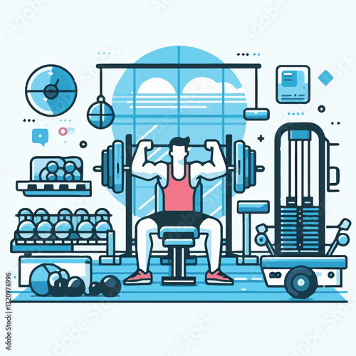 gym, fitness, healthy, exercise, training, sport, workout, fit, equipment, health, lifestyle, activity, body, interior, club, athlete, power, strength, woman, active, bodybuilding, background, weight,