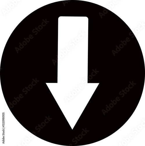 download button silhouette vector file svg