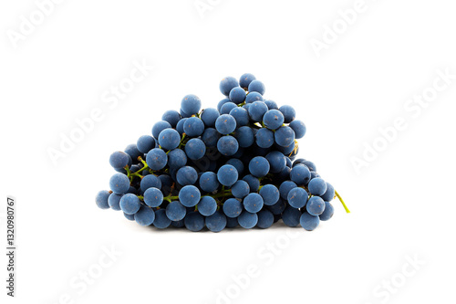 Fotografie bunch of grapes on a white background
