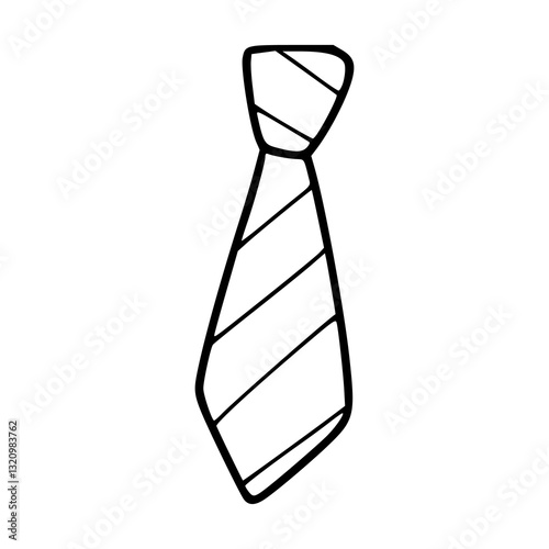 tie icon on white