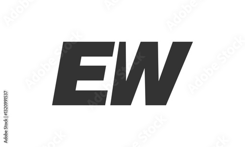 Free Download EW Techno Editable Font Logo For Corporate Branding. Bold, Futuristic Design With Unique Typographic Ideas. Minimal Custom Type And Dynamic Letter - GFXLoad