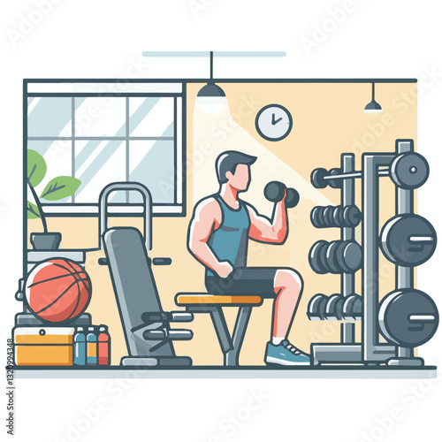 gym, fitness, healthy, exercise, training, sport, workout, fit, equipment, health, lifestyle, activity, body, interior, club, athlete, power, strength, woman, active, bodybuilding, background, weight,