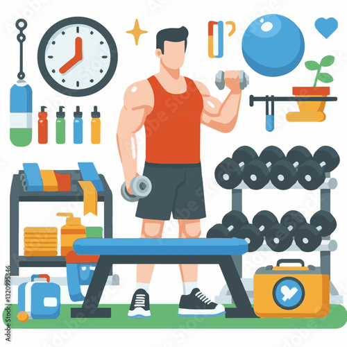 gym, fitness, healthy, exercise, training, sport, workout, fit, equipment, health, lifestyle, activity, body, interior, club, athlete, power, strength, woman, active, bodybuilding, background, weight,