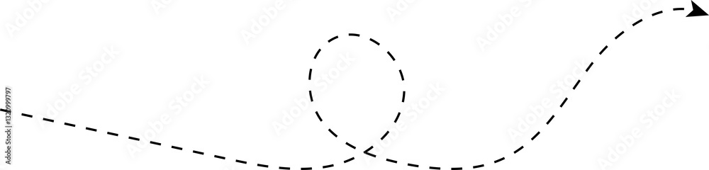Hand drawn dotted arrows set illustration isolated on white background. Hand drawn freehand different curved lines, swirls arrows. Curved arrow line. Doodle, sketch style. Hand drawn dotted arrows set illustration isolated on white background. Hand drawn freehand different curved lines, swirls arrows. Curved arrow line. Doodle, sketch style.